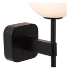 ELDA - Applique murale Salle de bain - 1xG9 - IP44 - Noir
