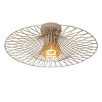 Lucide - ELLIS - Ceiling light - Ø 50 cm - 1xE27 - Taupe - IP20