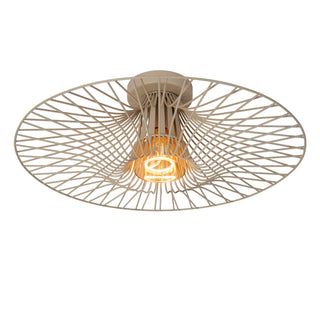 Lucide - ELLIS - Ceiling light - Ø 50 cm - 1xE27 - Taupe - IP20