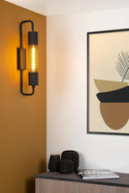 CALIXT - Wandlamp - 1xE27 - Zwart