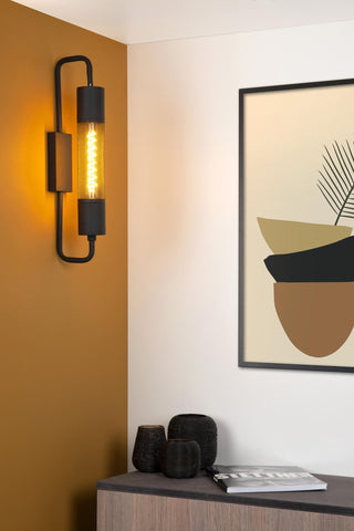 CALIXT - Wandlamp - 1xE27 - Zwart