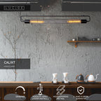 CALIXT - Pendant light - 2xE27 - Black