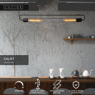 CALIXT - Pendant light - 2xE27 - Black