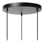 CHAYANNE - Hanglamp - Ø 30 cm - 3xE14 - Zwart