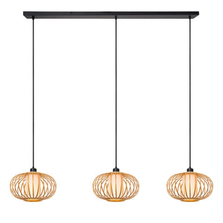 THULINE - Hanglamp - 3xE27 - Lichte houtlook | Essential