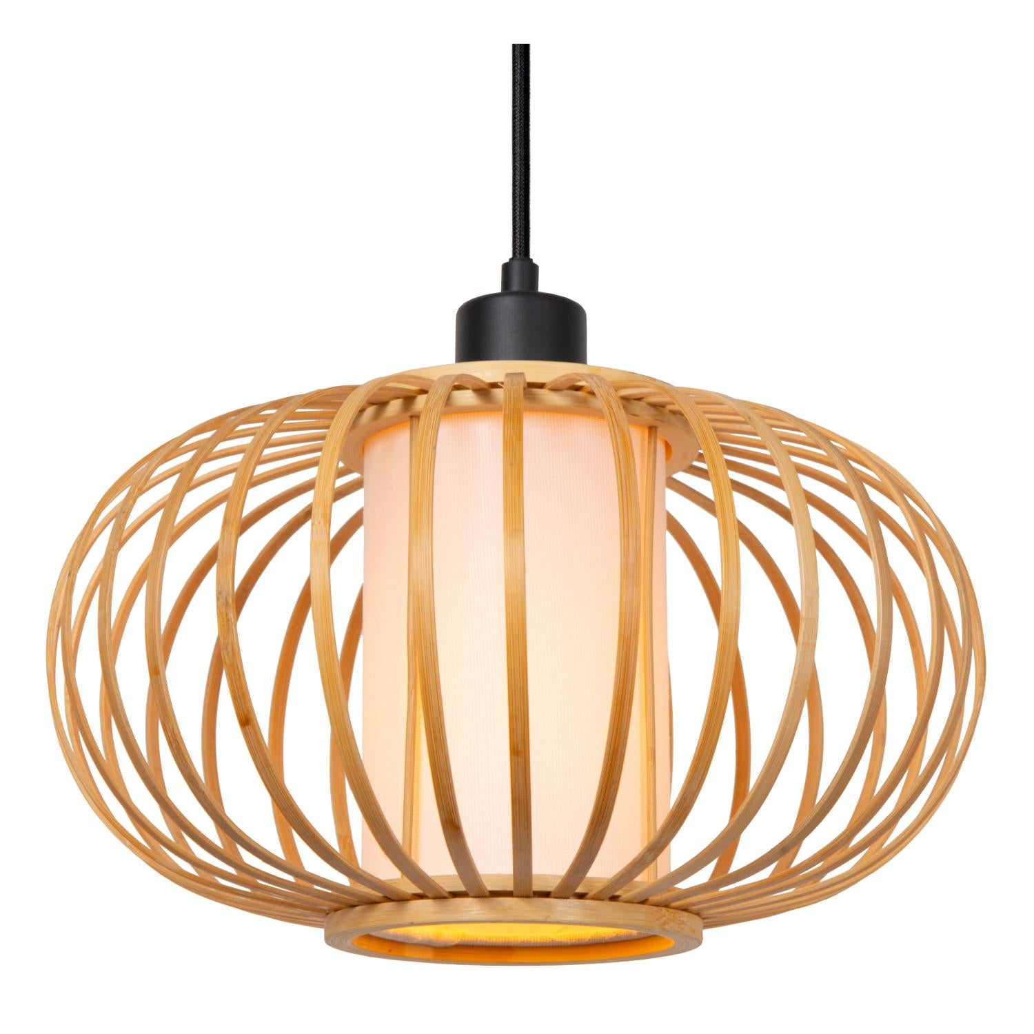 THULINE - Hanglamp - 3xE27 - Lichte houtlook | Essential