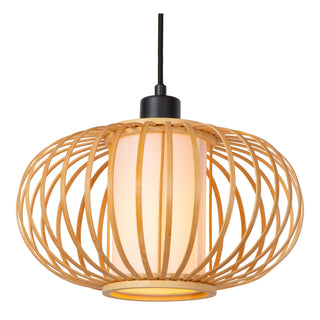 THULINE - Hanglamp - 3xE27 - Lichte houtlook | Essential