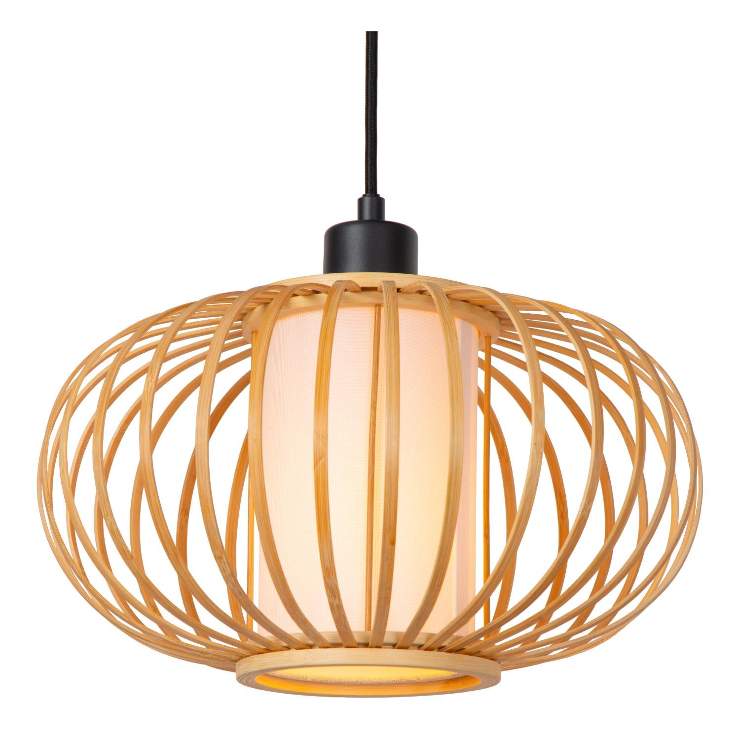 THULINE - Hanglamp - 3xE27 - Lichte houtlook | Essential