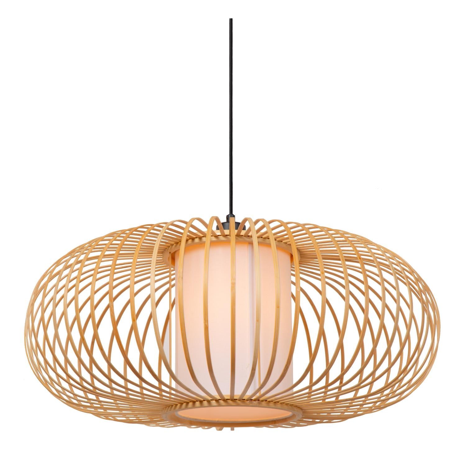 THULINE - Hanglamp - 3xE27 - Lichte houtlook | Essential