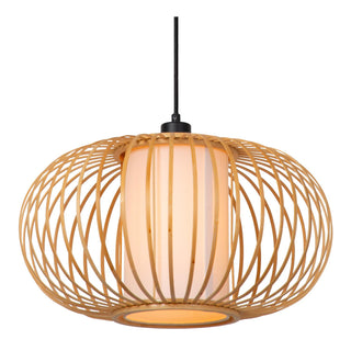 THULINE - Suspension - Ø 45 cm - 1xE27 - Aspect bois clair | Essential