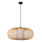 THULINE - Suspension - Ø 60 cm - 1xE27 - Aspect bois clair | Essential