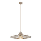 Lucide - ELLIS - Pendant light - Ø 50 cm - 1xE27 - Taupe - IP20