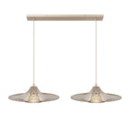 Lucide - ELLIS - Suspension - 2xE27 - Taupe - IP20