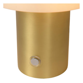 TIMON - Lampe de table - 1xE14 - Or mat / Laiton