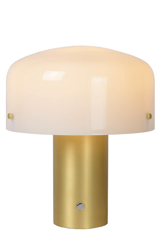 TIMON - Lampe de table - 1xE27 - Or mat / Laiton