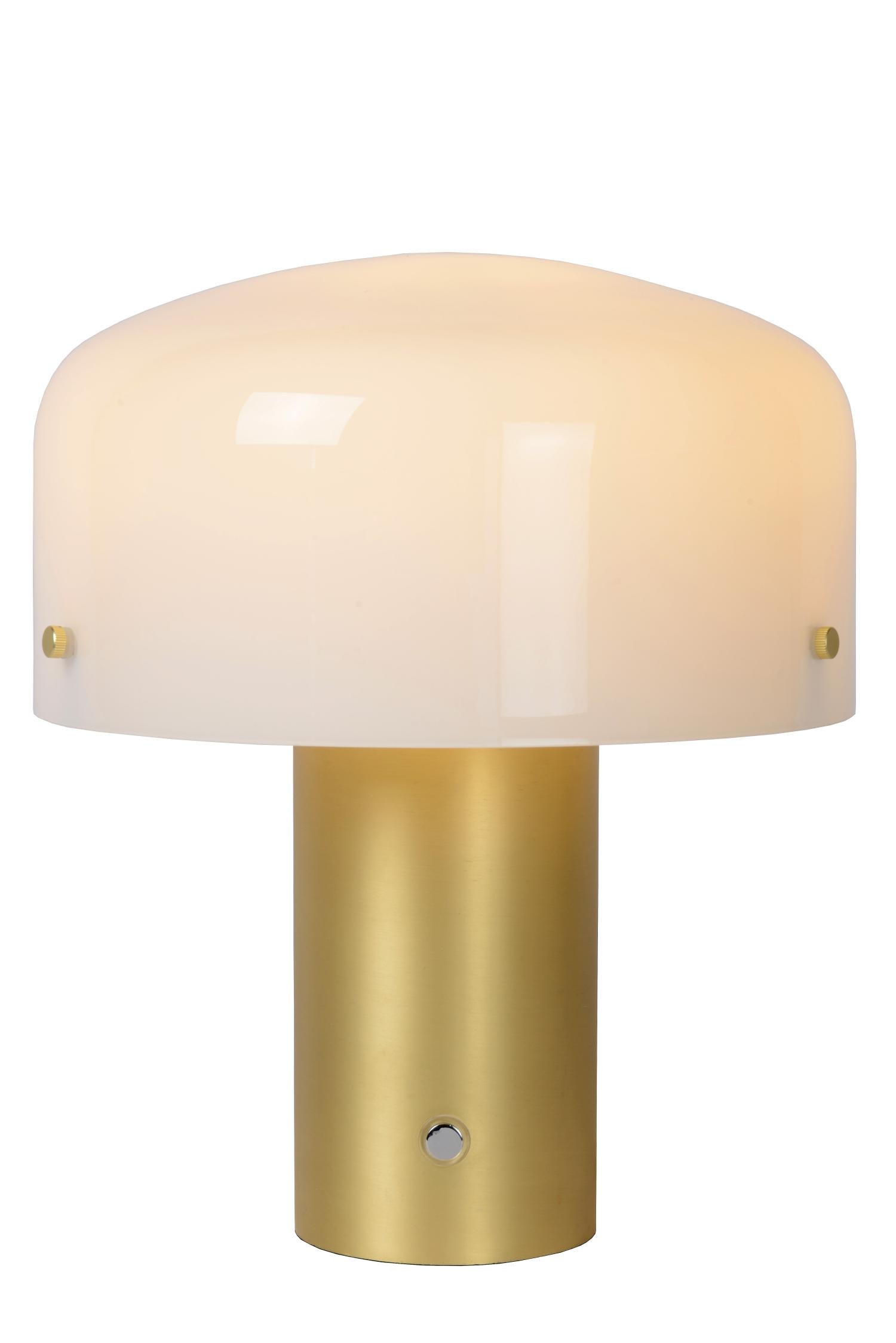 TIMON - Lampe de table - 1xE27 - Or mat / Laiton