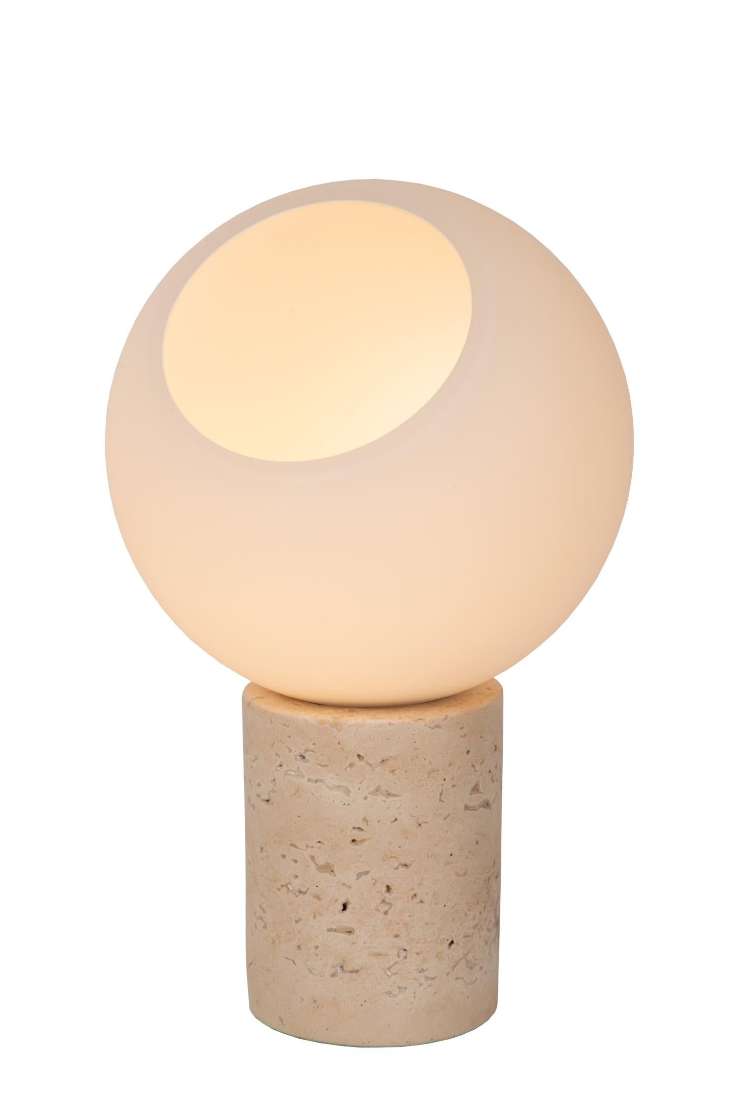DAVIN - Lampe de table - 1xE27 - Opale