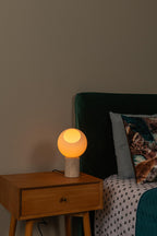 DAVIN - Lampe de table - 1xE27 - Opale