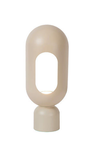BARRIS - Lampe de table - 1xE27 - Taupe
