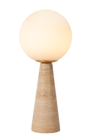 EVIN - Lampe de table - 1xE27 - Opale