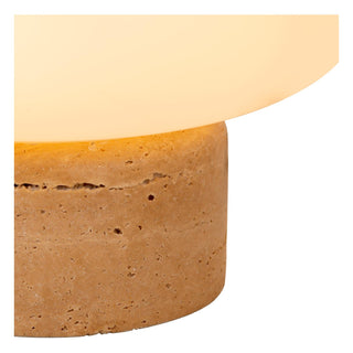 ANSTON - Tafellamp - 1xE14 - Opaal