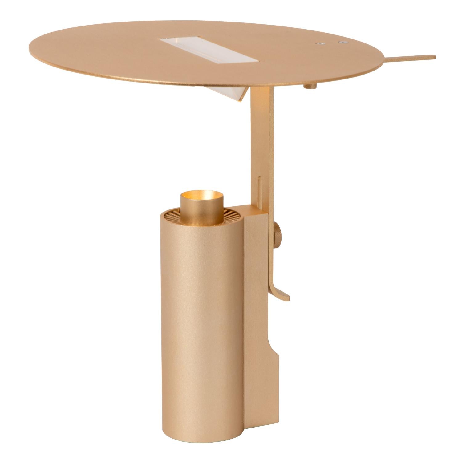 FITS - Lampe de table - Ø 20 cm - LED - 1x7W 3000K - Or mat / Laiton