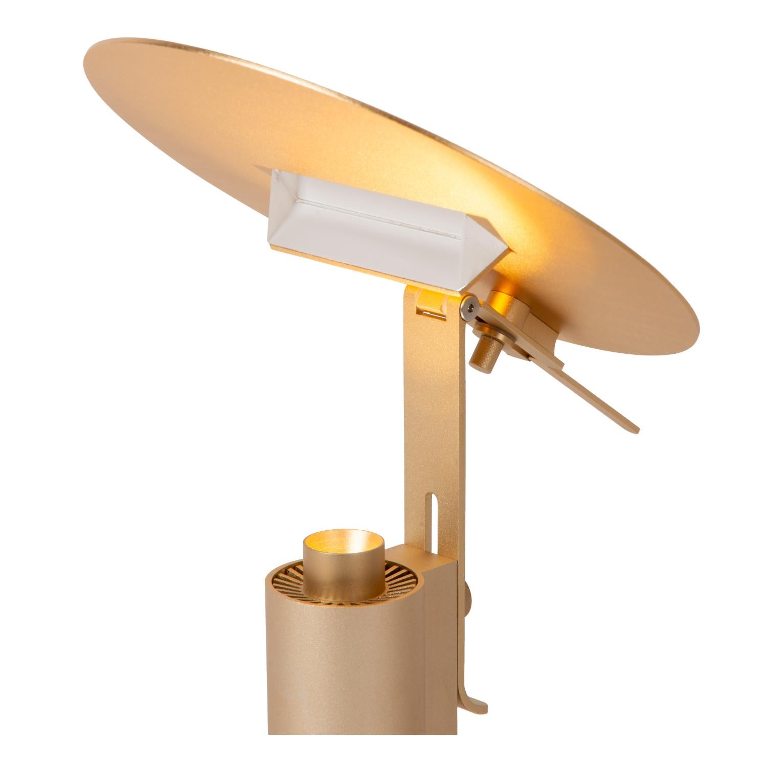 FITS - Lampe de table - Ø 20 cm - LED - 1x7W 3000K - Or mat / Laiton