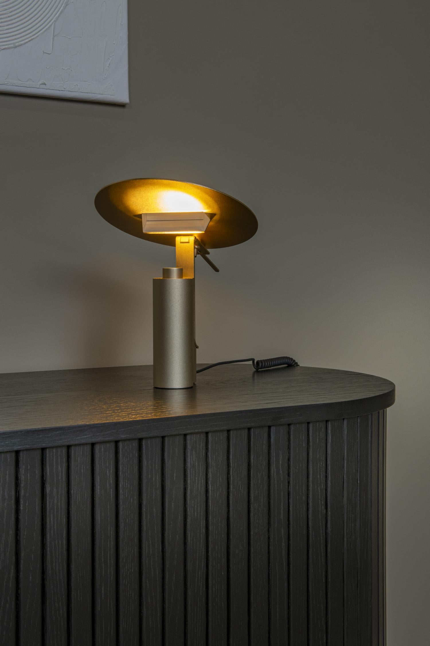 FITS - Lampe de table - Ø 20 cm - LED - 1x7W 3000K - Or mat / Laiton