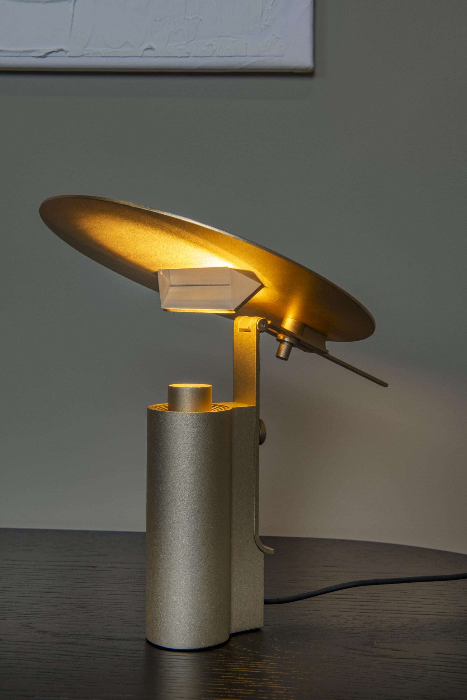 FITS - Lampe de table - Ø 20 cm - LED - 1x7W 3000K - Or mat / Laiton