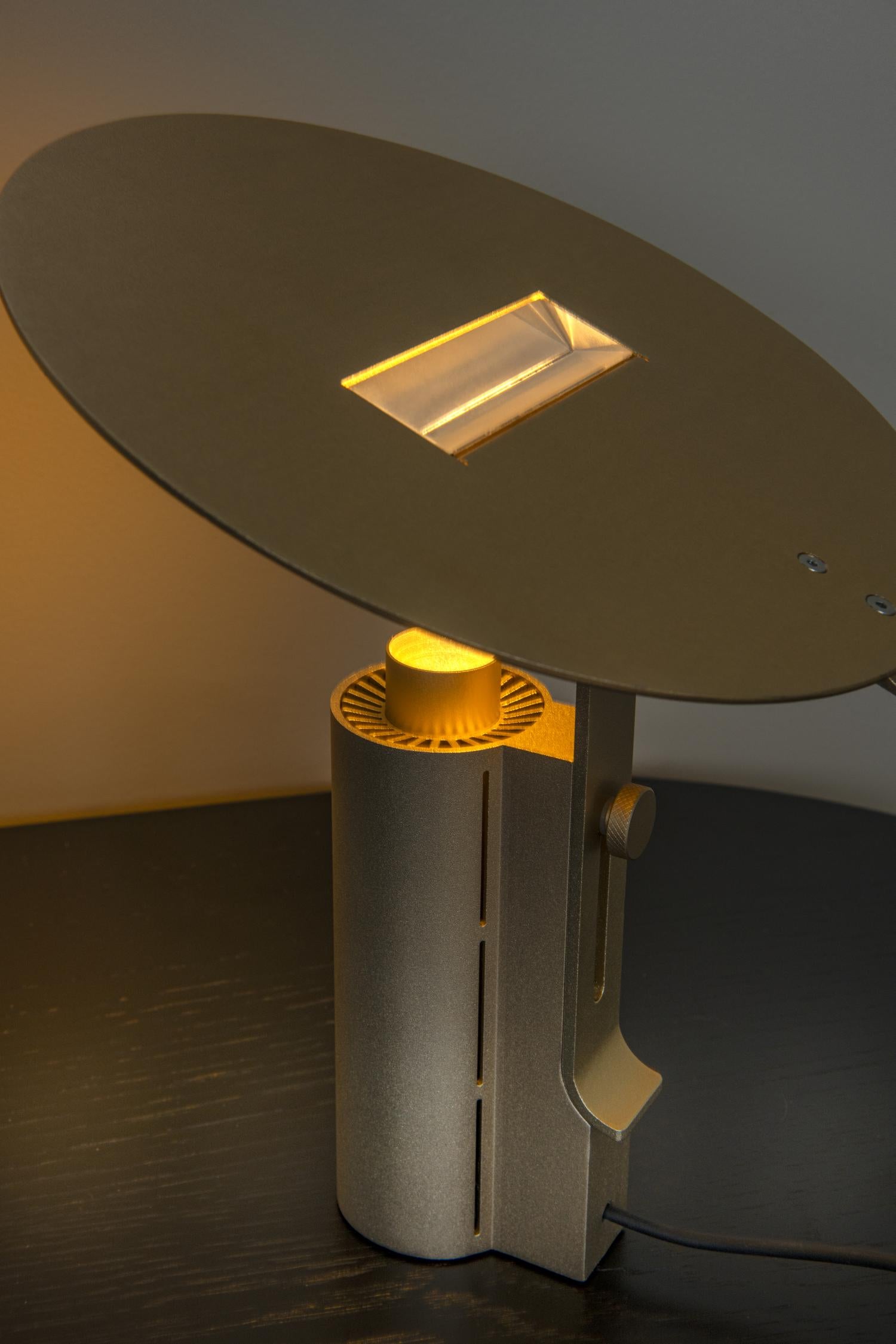 FITS - Lampe de table - Ø 20 cm - LED - 1x7W 3000K - Or mat / Laiton