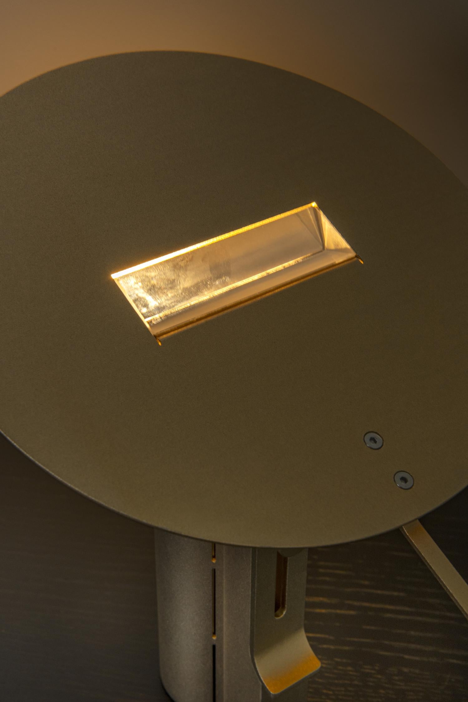 FITS - Lampe de table - Ø 20 cm - LED - 1x7W 3000K - Or mat / Laiton