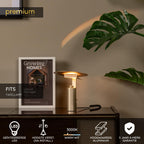 FITS - Lampe de table - Ø 20 cm - LED - 1x7W 3000K - Or mat / Laiton