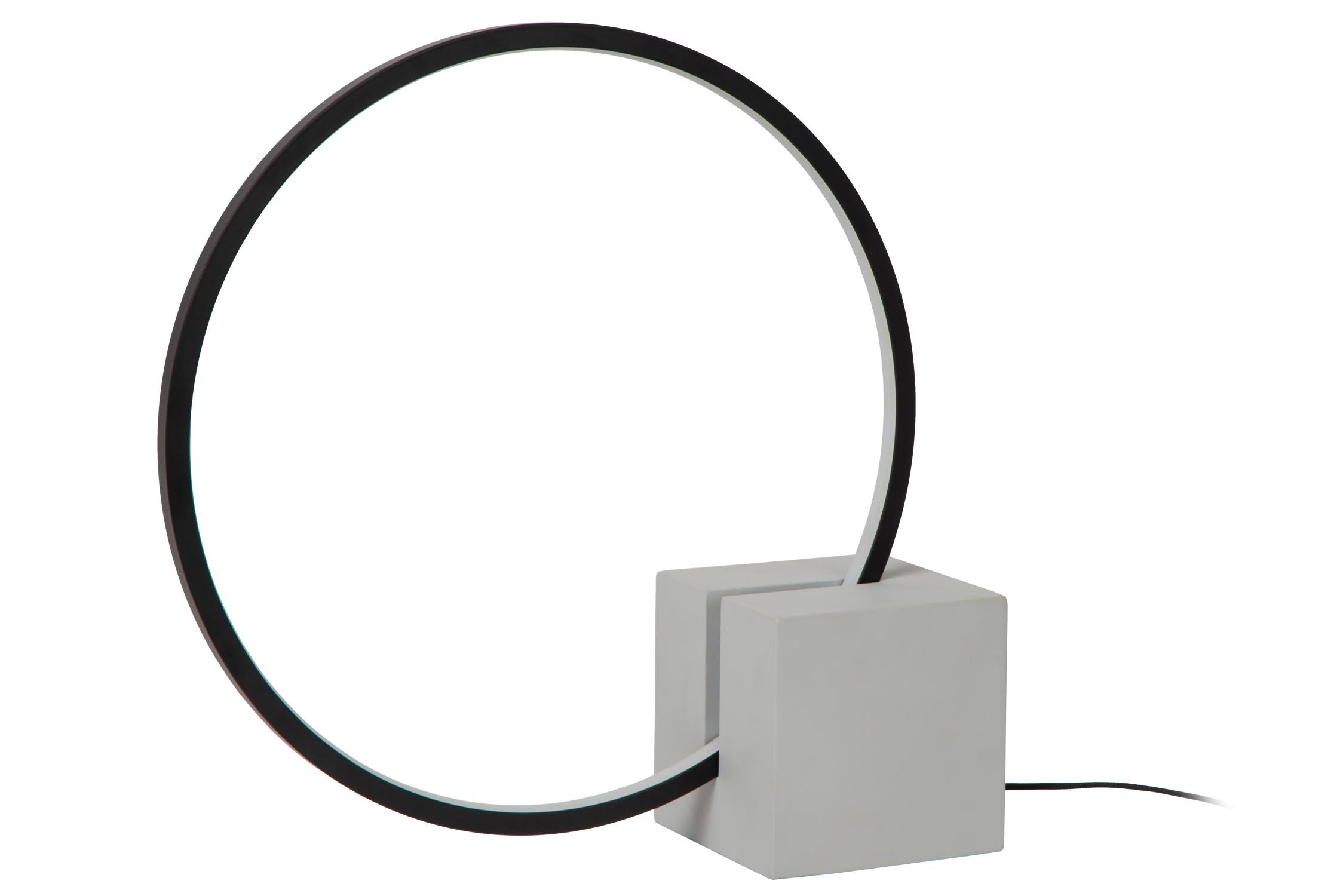 CIRKELIS - Lampe de table - Ø 32 cm - LED Var. - 1x6W 3000K - Noir