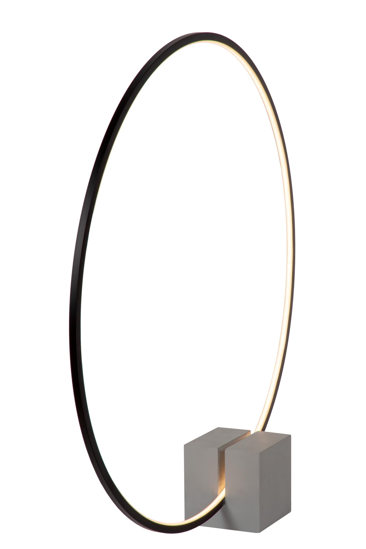 CIRKELIS - Table lamp - Ø 83 cm - LED Dimmable - 1x24W 3000K - Black
