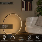 CIRKELIS - Table lamp - Ø 83 cm - LED Dimmable - 1x24W 3000K - Black