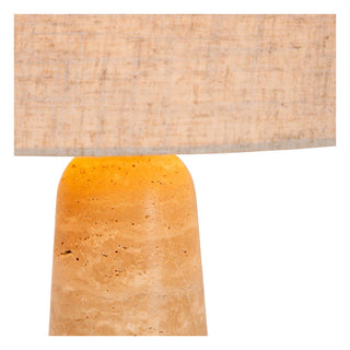 NIMUE - Lampe de table - Ø 30 cm - 1xE27 - Taupe