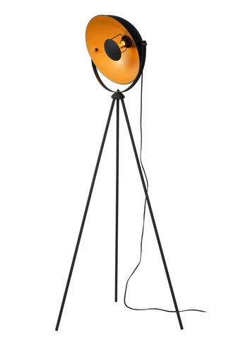 ALVARO - Vloerlamp - 1xE27 - Zwart