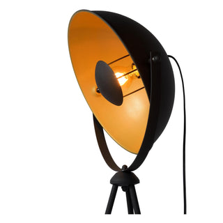 ALVARO - Vloerlamp - 1xE27 - Zwart