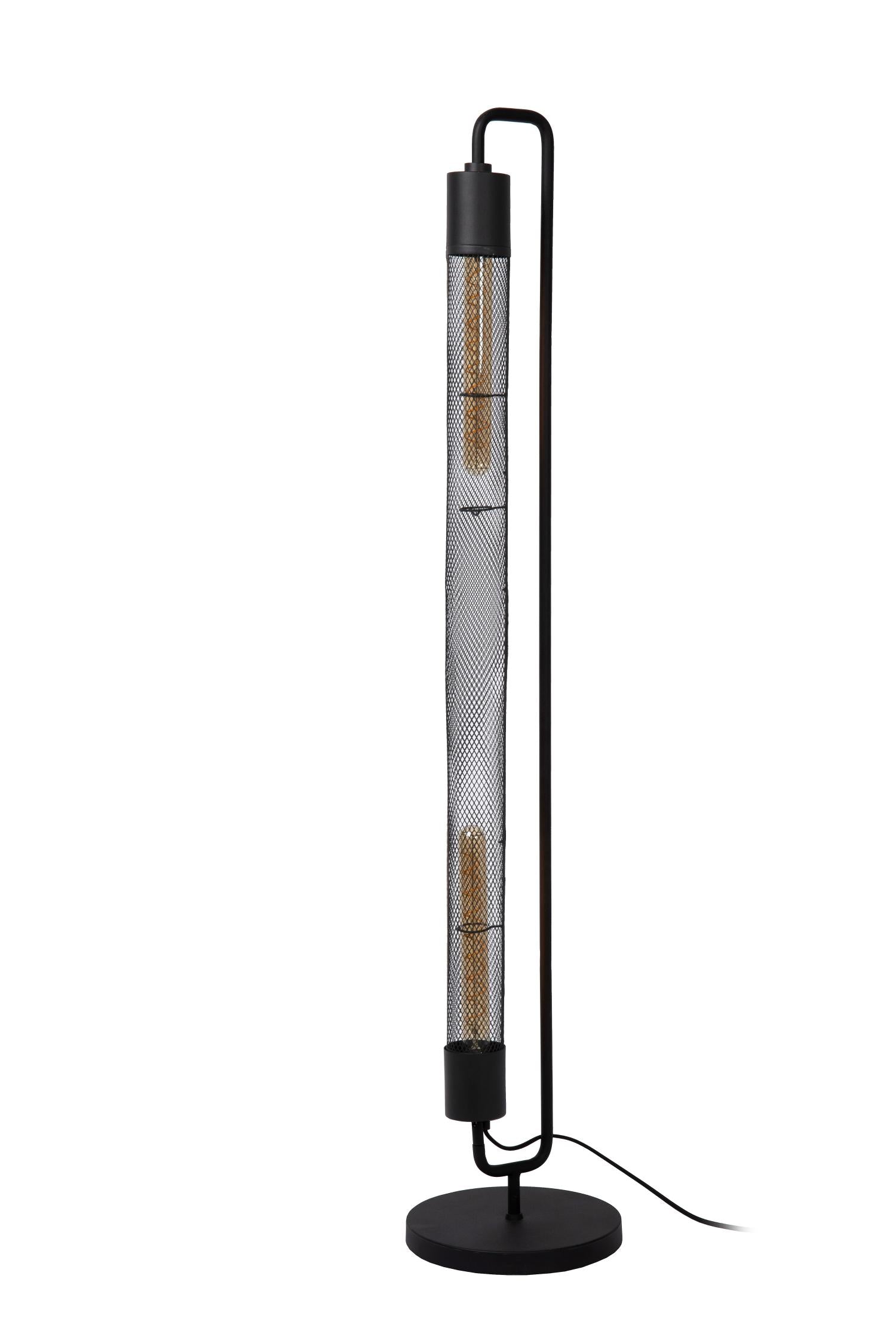 CALIXT - Lampadaire - 2xE27 - Noir