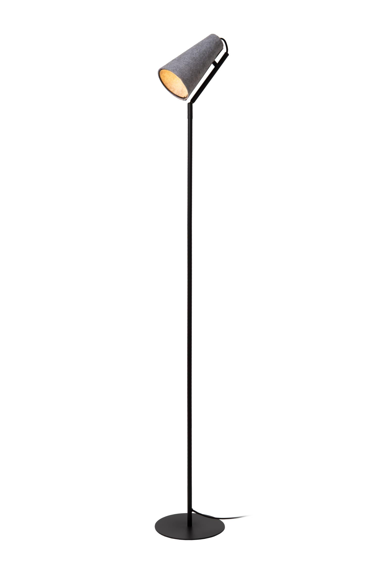 BENSEN - Vloerlamp - 1xE14 - Grijs