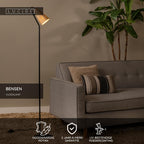 BENSEN - Lampadaire - 1xE14 - Naturel