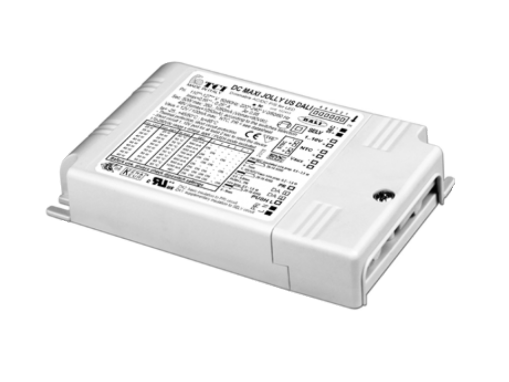 Alimentation LED de 60,0W avec Max 700mA. Tension d'entrée 220-240V~, dimmable DALI & 1-10V & Push, IP20.