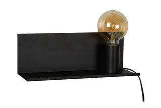 SEBO - Bedlamp / Wandlamp - 1xE27 - Zwart