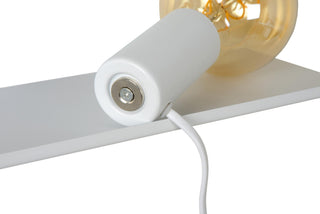 SEBO - Lampe de chevet / Applique murale - 1xE27 - Blanc