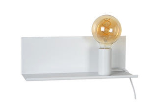 SEBO - Lampe de chevet / Applique murale - 1xE27 - Blanc