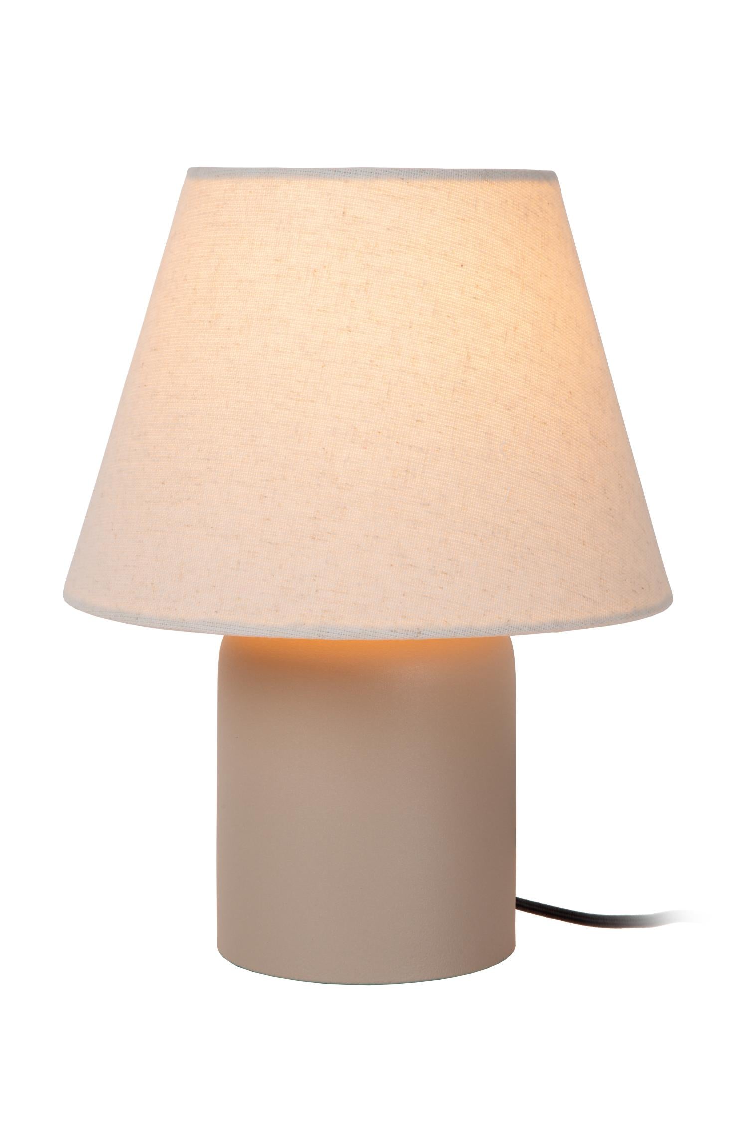 MACIA - Lampe de table - 1xE14 - Beige