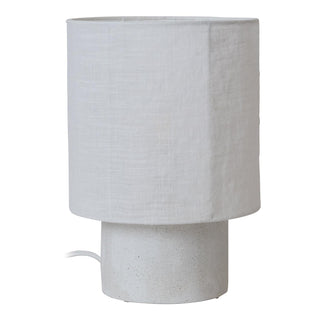 TISSAJA - Tafellamp - Ø 20 cm - 1xE14 - Wit | Essential