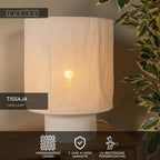 TISSAJA - Lampe de table - Ø 30 cm - 1xE27 - Blanc | Essential