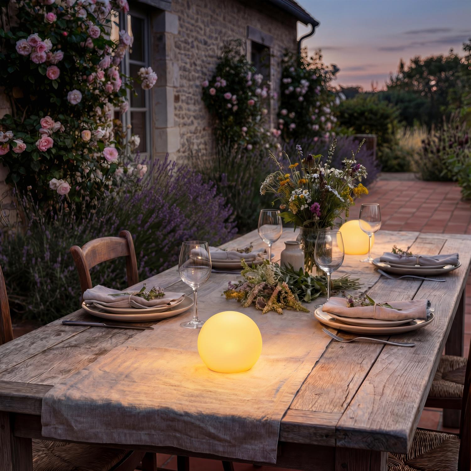 PINO - Rechargeable table lamp Indoor/Outdoor - Battery - LED Dimmable - CCT - 1x1W 2700K/6500K - IP65 - RGB - White | Essential