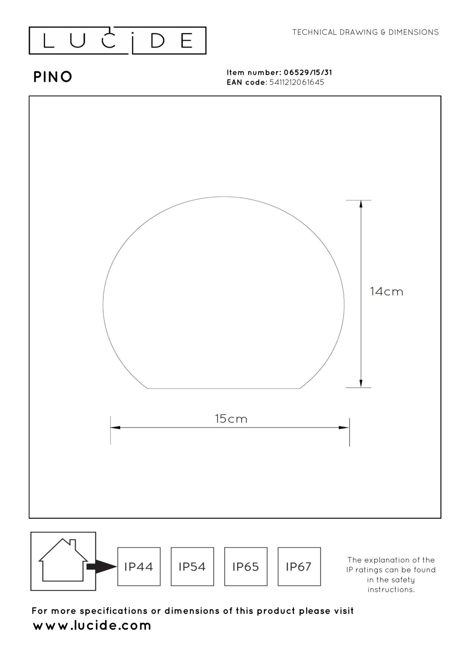 PINO - Lampe de table rechargeable Intérieur/Extérieur - Batterie/Pile - LED Var. - CCT - 1x1,5W 2700K/6500K - IP65 - RGB - Blanc | Essential